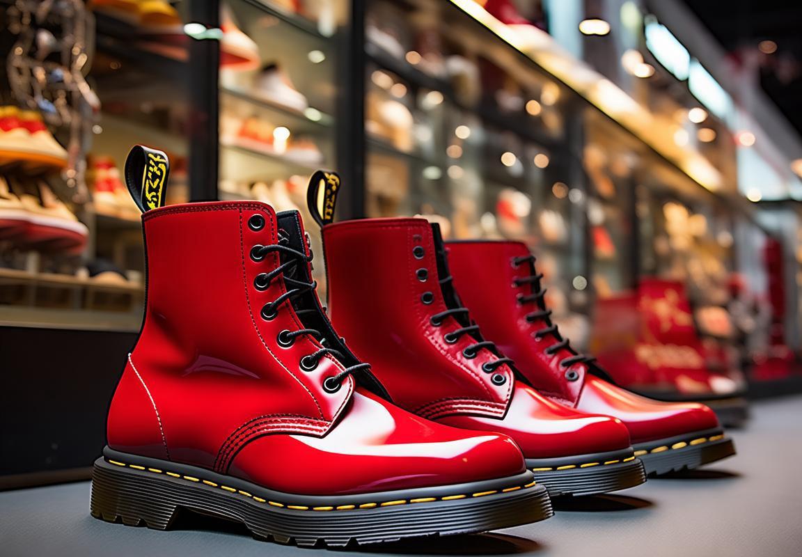 Oferta Especial: Zapatos Dr. Martens Rojos para Mujer en Guadalajara con Descuentos para Running