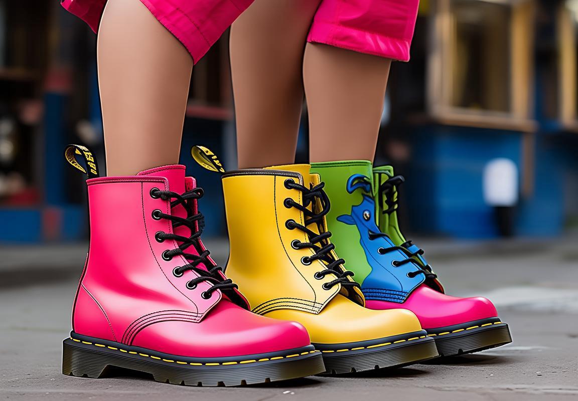 Botas Dr. Martens de Colores – ¡Descuentos Sorprendentes! ¡No dejes pasar esta oportunidad!