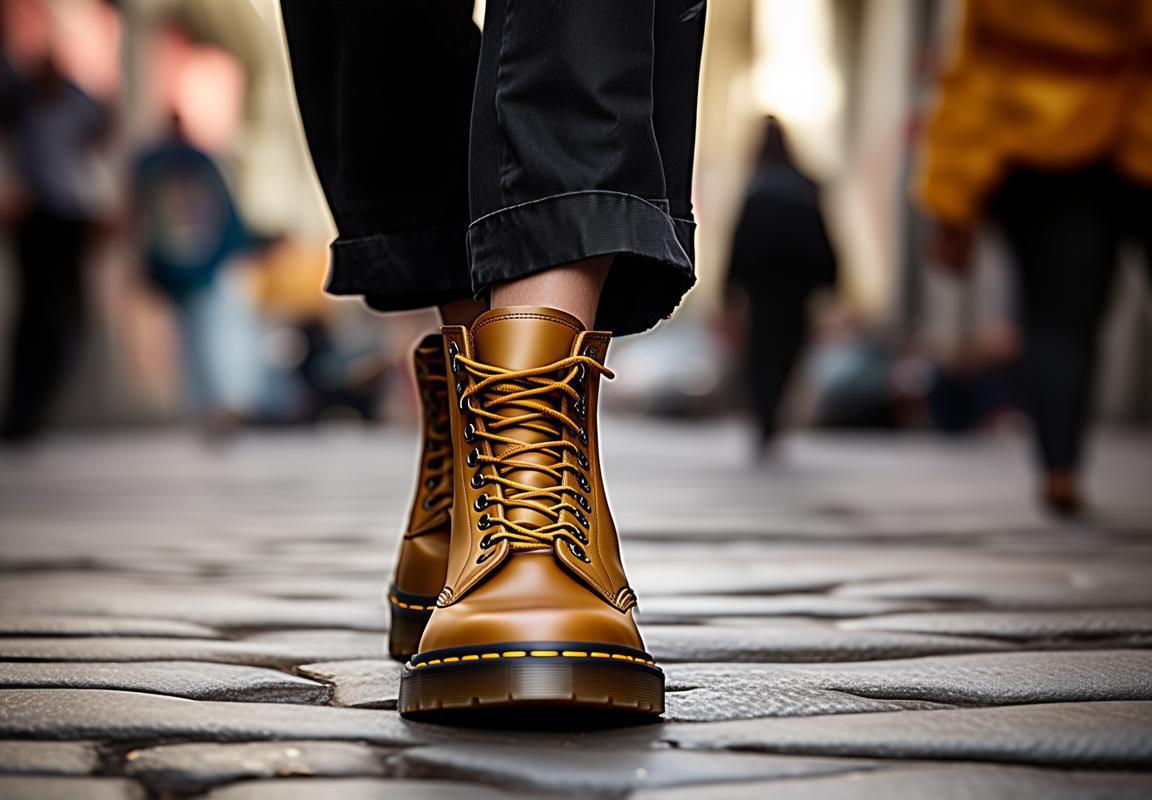 Martens, Botas Dr. Martens: Estilos con Camisa de Cuello Redondo y Ropa con U y L