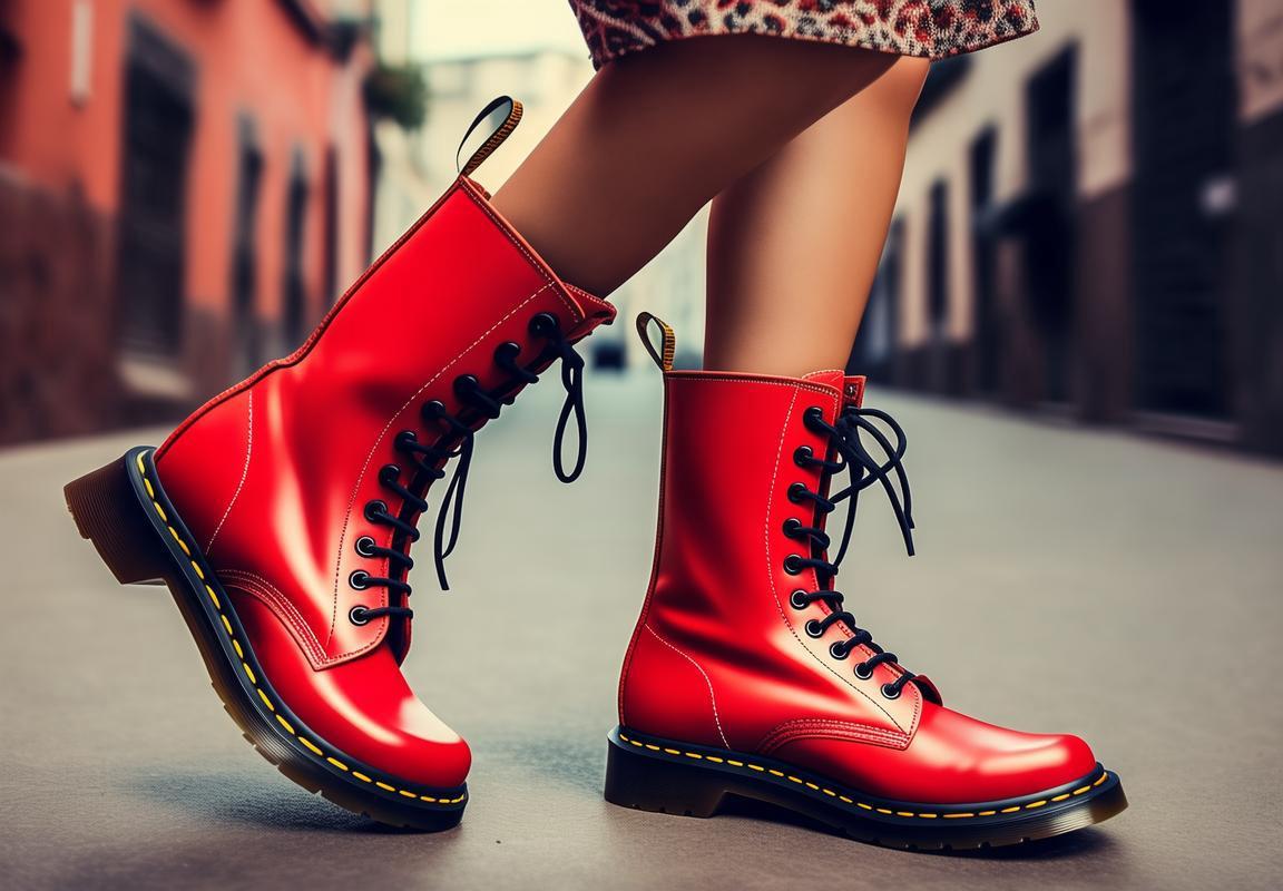 Oferta Especial: Zapatos Dr. Martens Rojos para Mujer en Guadalajara con Descuentos para Running