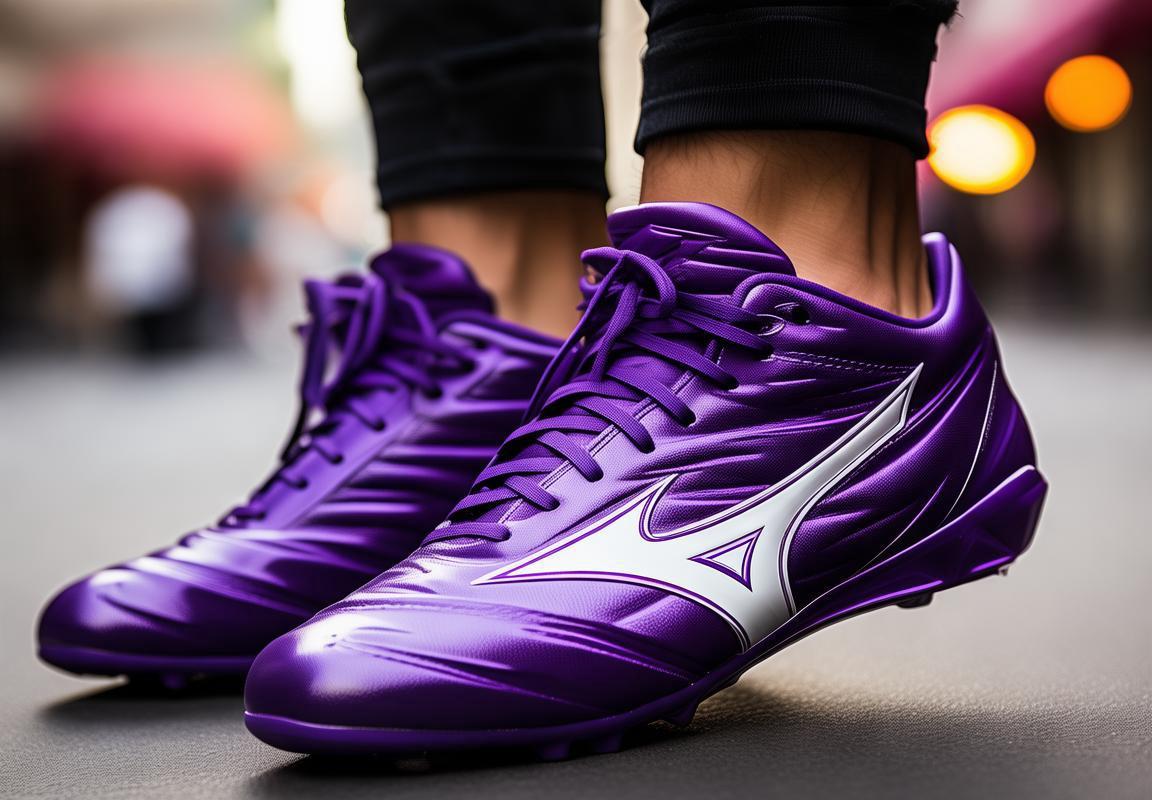 Tenis de Fútbol Morados Mizuno: Calidad y Tecnología de Marca Mizuno