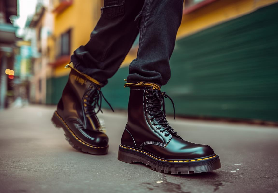 Martens, Botas Dr. Martens: Estilos con Camisa de Cuello Redondo y Ropa con U y L