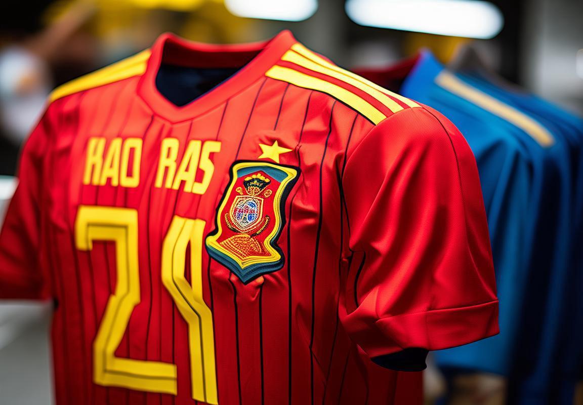 Camiseta Oficial Sergio Ramos España Mizuno con Descuento
