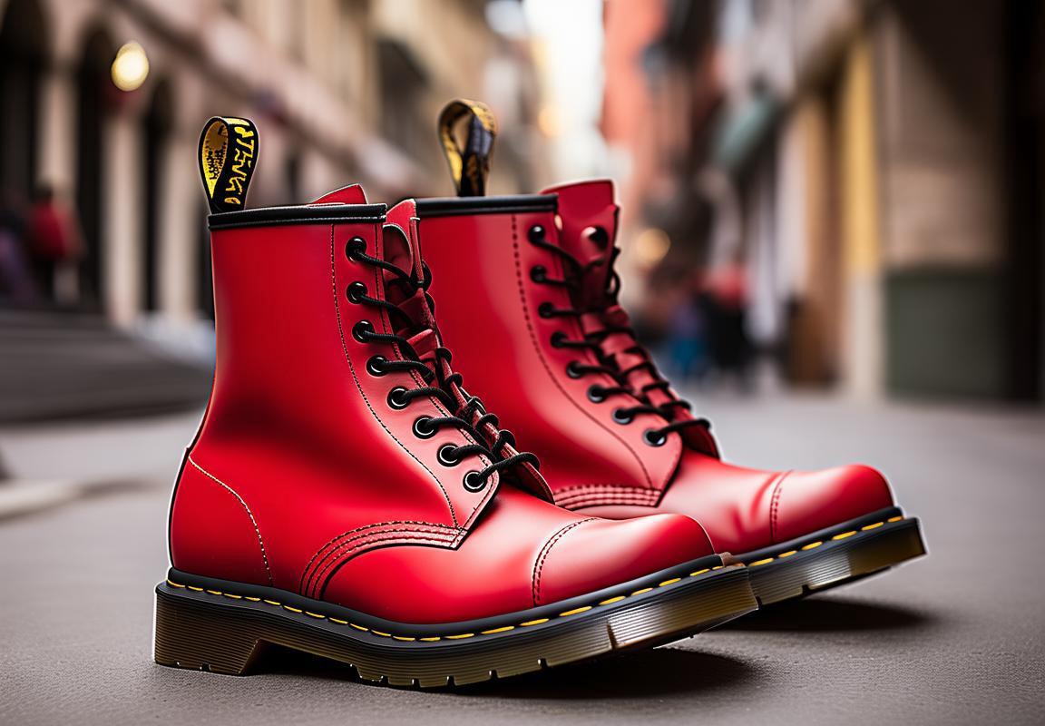 Oferta Especial: Zapatos Dr. Martens Rojos para Mujer en Guadalajara con Descuentos para Running