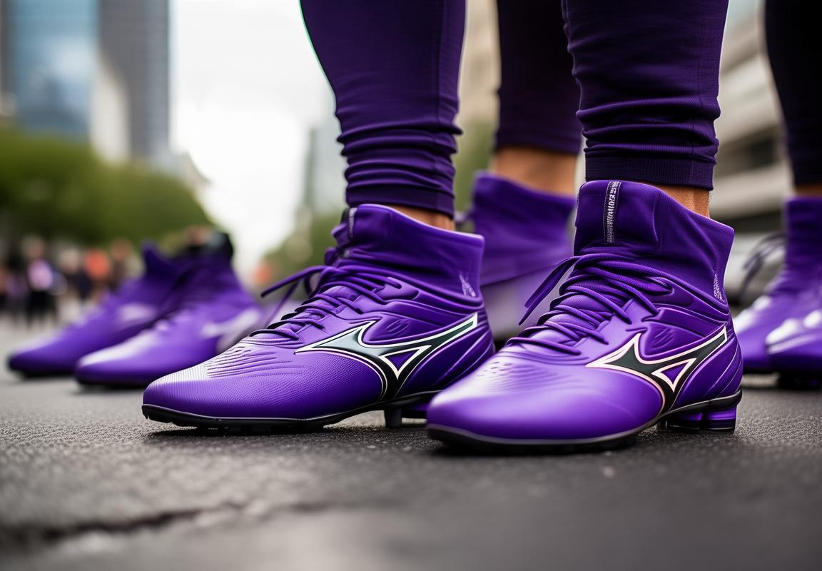 Tenis de Fútbol Morados Mizuno: Calidad y Tecnología de Marca Mizuno