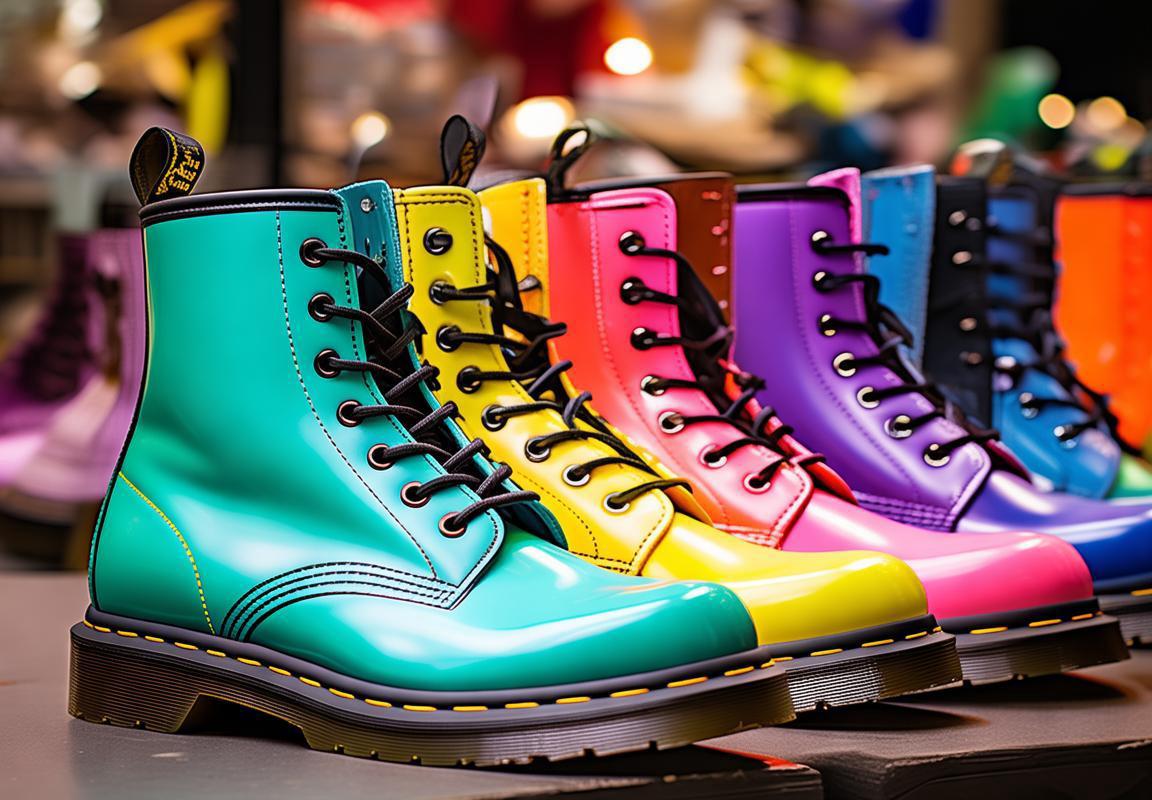 Botas Dr. Martens de Colores – ¡Descuentos Sorprendentes! ¡No dejes pasar esta oportunidad!