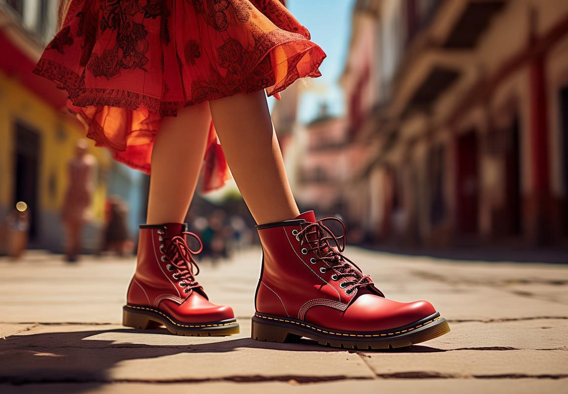 Promoción en Guadalajara: Dr. Martens Rojas, Calzado Ideal para Running y Moda