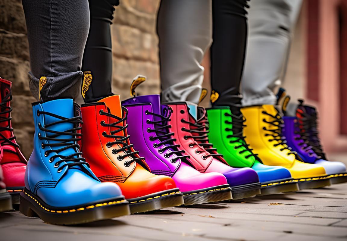 Botas Dr. Martens de Colores – ¡Descuentos Sorprendentes! ¡No dejes pasar esta oportunidad!