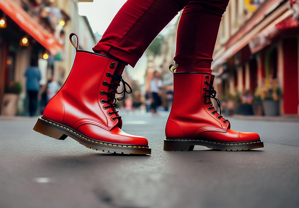Oferta Especial: Zapatos Dr. Martens Rojos para Mujer en Guadalajara con Descuentos para Running